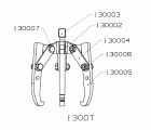EXTRACTOR FORZA SERIE 1300T0 MECÁNICO DE 3 PATAS